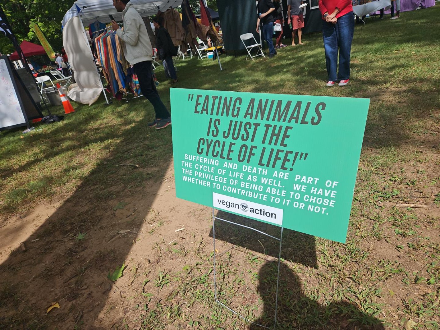 A captured sign became a prompt for ethics, framing, and context rather than just another image in the camera roll.