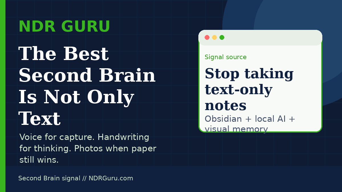 The Best Second Brain Is Not Only Text title image